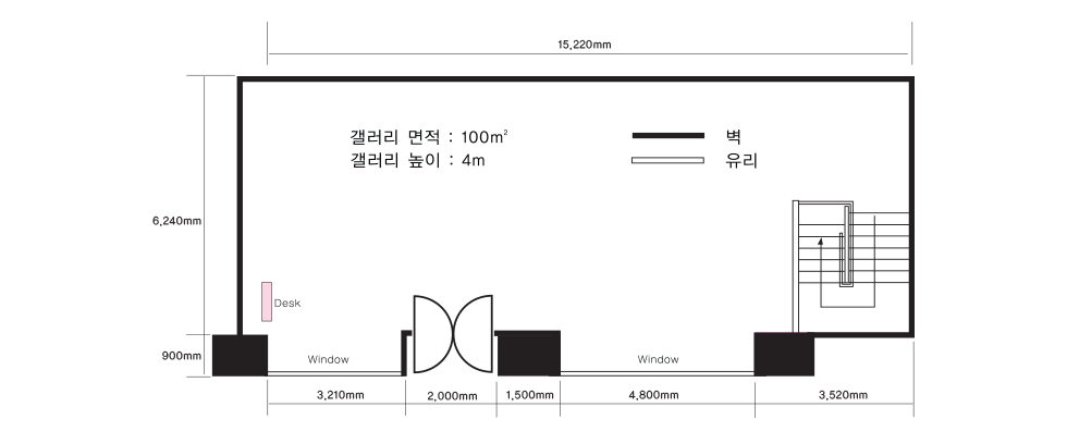 1층 갤러리 도면